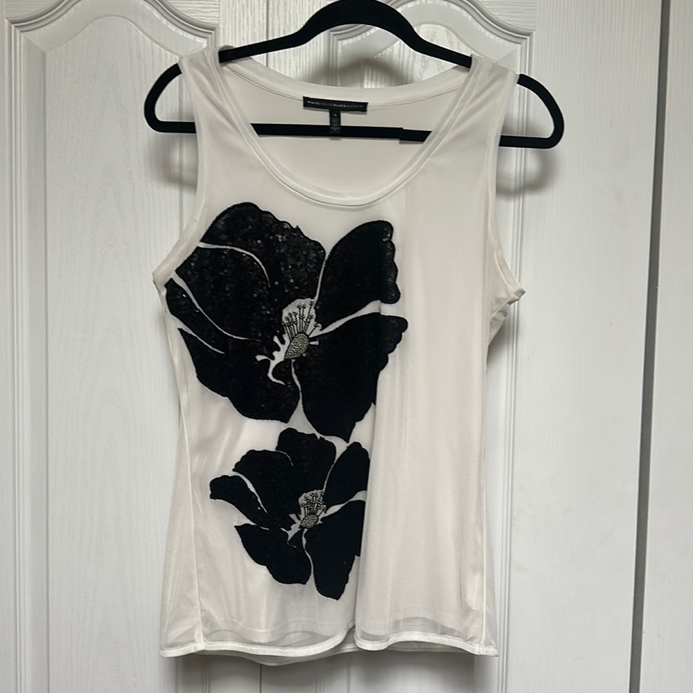 White House Black Market sleeveless blouse